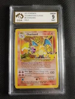 CGA 9 Charizard Holo #4/102 Celebrations 20th Anniversary Pokemon English - Image 1