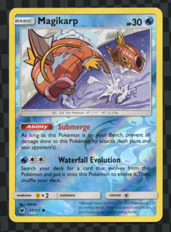 Magikarp - 17/111 Crimson Invasion Reverse Holo Pokemon Card NM - Image 1