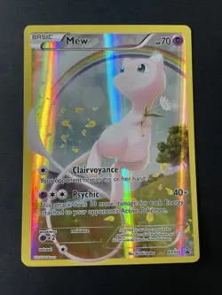 Pokemon Mew TCG XY110 Promo Holo Card - Image 1