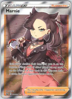 Marnie 200/202 Ultra Rare Sword & Shield Pokemon NM - Image 1