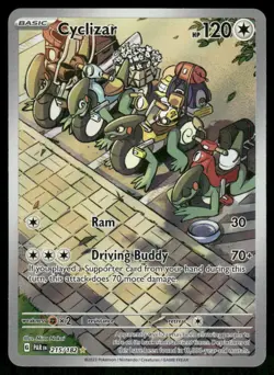 Pokemon Cards Cyclizar 215/182 Holo Paradox Rift Illustration Rare NM - Image 1