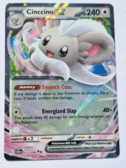 Pokemon TCG Chaos Rising 73/86 Cinccino ex - Image 1