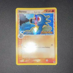 Pokemon TCG Horsea 50/101 Dragon Frontiers Reverse Holo 40 HP ENG 2006 - Image 3
