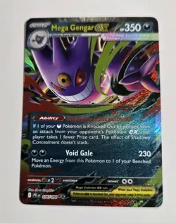 Pokemon Mega Gengar ex Phantasmal Flames Double Rare 056/094 - Image 1