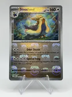Pokemon TCG - Stoutland (Master Ball Pattern) - 076/086 - White Flare - Image 1