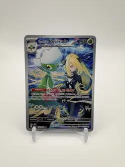 Pokemon TCG Destined Rivals Cynthia's Roserade IR 184/182 NM - Image 1