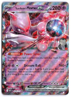 Team Rocket's Mewtwo ex 079/217 ME: Ascended Heroes Holofoil EN Pokemon NM - Image 1