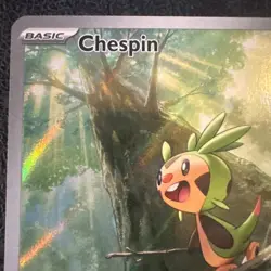 Chespin 87/86 Illustration Rare Pokemon Chaos Rising ME04 NM - Image 2