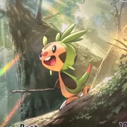 Chespin 87/86 Illustration Rare Pokemon Chaos Rising ME04 NM - Image 3