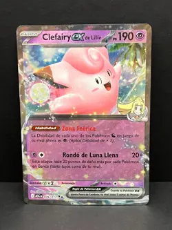 Lillies Clefairy ex SPANISH 76/217 Double Rare Ascended Heroes Pokemon ASC-LA NM - Image 1
