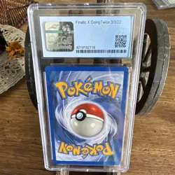 CGC Blue Label Pristine 10 1st Edition Pineco 2002 Neo Destiny #77/105 Pokemon - Image 3