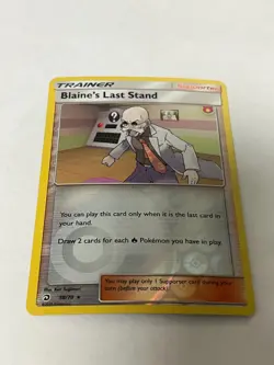 Blaine's Last Stand - 58/70 Dragon Majesty- Pokemon Reverse Holo Foil Rare Nice! - Image 1