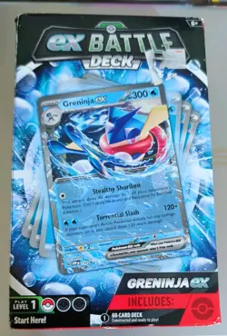 Pokemon TCG: Greninja ex Battle Deck | NEW & SEALED | 60 Card Deck | For Ages 6+ - Image 1