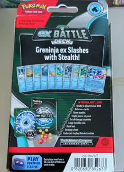 Pokemon TCG: Greninja ex Battle Deck | NEW & SEALED | 60 Card Deck | For Ages 6+ - Image 2