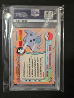 NIDORAN 2000 TOPPS CHROME POKEMON T.V. SPECTRA #29 PSA 8 NM-MT NEW CERT POP 12 - Image 2