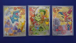 Pokemon TCG - First Partner Illustration Collection Series 2 - Johto Gen 2 Set - Image 1