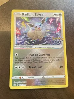 The Pokemon Company Radiant Eevee SWSH230 Promo Holo Pokemon TCG English 2022 - Image 1