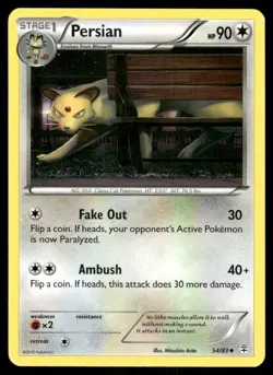 Pokemon Cards Persian 54/83 Generations Uncommon NM - Image 1