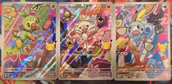 Pokemon TCG First Partner Illustration Collection Series 2 Gen 8 Galar Starters - Image 1
