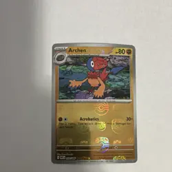 Pokemon TCG Archen (Master Ball Pattern) Sv: White Flare 050/086 Holo 80 HP - Image 1