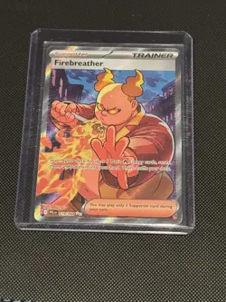 Pokemon TCG Firebreather 119/094 PFLN Trainer-Supporter Full Art Holo 2025 - Image 1