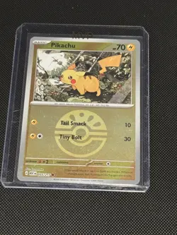 Pokemon Pikachu Sword & Shield 153/202 reverse holo 70 HP Tail Smack Tiny Bolt - Image 1