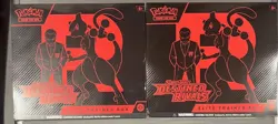 Pokemon Scarlet & Violet: Destined Rivals Elite Trainer Box ETB Lot of 2 Sealed - Image 1