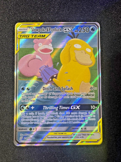 Pokemon TCG Slowpoke & Psyduck GX 218/236 Alternate Art Unified Minds - MINT - Image 1