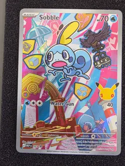 Pokemon TCG Sobble 054 SV Scarlet & Violet Promo 54 Holo First Partners NM - Image 1