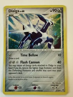 Pokemon Dialga #1/130 Holo Rare Diamond and Pearl Edition NM/LP - Image 1