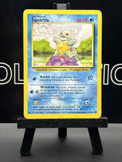 Squirtle Common Base Set 063/102 Pokemon TCG Regular - Image 2
