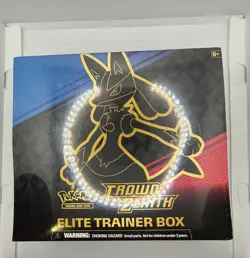 Pokemon Sword & Shield Crown Zenith Sealed Elite Trainer Box (ETB). - Image 1