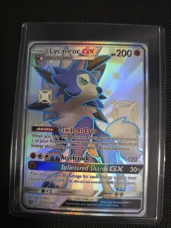 Pokemon TCG Lycanroc GX Hidden Fates Shiny Vault SV67/SV94 Holo Full Art - Image 1