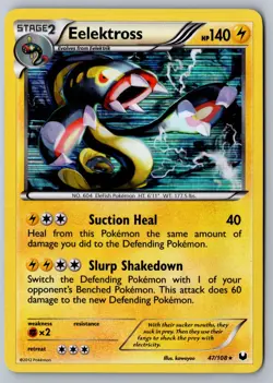 Pokemon: Eelektross Holo Holo Rare Dark Explorers 47/108 LP - Image 1