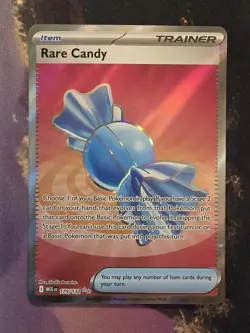 Rare Candy 175/132 Me01: Mega Evolution Holo Pokemon TCG - NM - Image 1