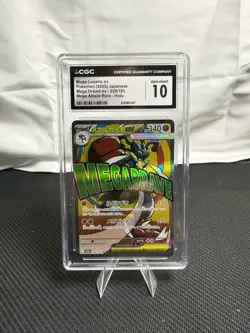 Pokemon JPN M1L-Mega Brave Lucario EX SAR CGC 10 Gem Mint - Image 1