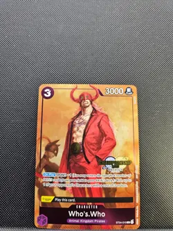 Who's.Who (CS 2023 Celebration Pack) ST04-010 One Piece Promotion Cards Foil - Image 1