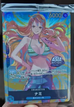 P-112 One Piece TCG Nami Promo JP JAPANESE Asia PROMO Card NM Sealed - Image 1