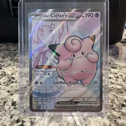 Pokemon TCG Lillie's Clefairy EX 195 Scarlet & Violet Promo Card - Image 1