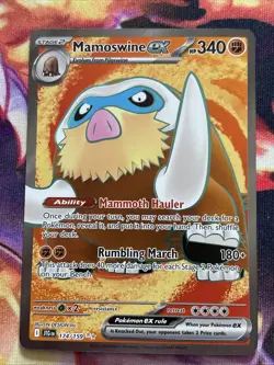 Mamoswine EX Full Art Journey Together 174/159 | NM Pokemon Card English - Image 1