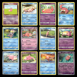 12x Slowpoke Lot Galarian Slowpoke 55 Classic Fossil Pokemon Cards Collection - Image 1