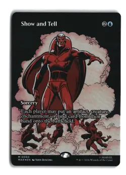 Show and Tell Borderless Foil MTG Marvel Super Heroes - Image 1