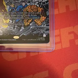 T'CHALLA'S PROTECTION Teferi's * FOIL *MTG 0051 MAR Marvel Universe BORDERLESS - Image 3