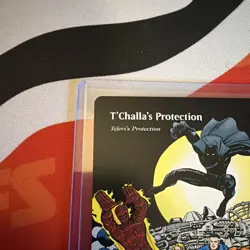 T'CHALLA'S PROTECTION Teferi's * FOIL *MTG 0051 MAR Marvel Universe BORDERLESS - Image 5