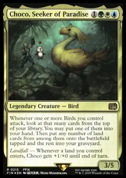 Choco, Seeker of Paradise Final Fantasy Foil - Image 1