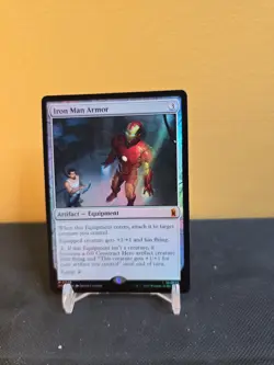 Iron Man Armor (Foil) Mythic MTG Marvel Super Heroes - Image 1