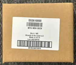 MTG Marvel Super Heroes Commander Deck Case Sealed Set 4 EDH New Avengers Doom - Image 1