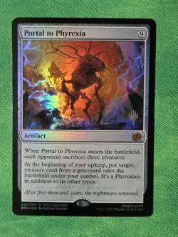 Portal to Phyrexia The Brothers' War Foil Promor NM - Image 1