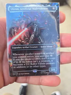 Ultron, Artificial Malevolence (Borderless) (0344) Marvel Super Heroes Foil - Image 2