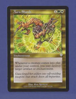 2000 Magic the Gathering - Aura Shards - Invasion MTG - Image 1
